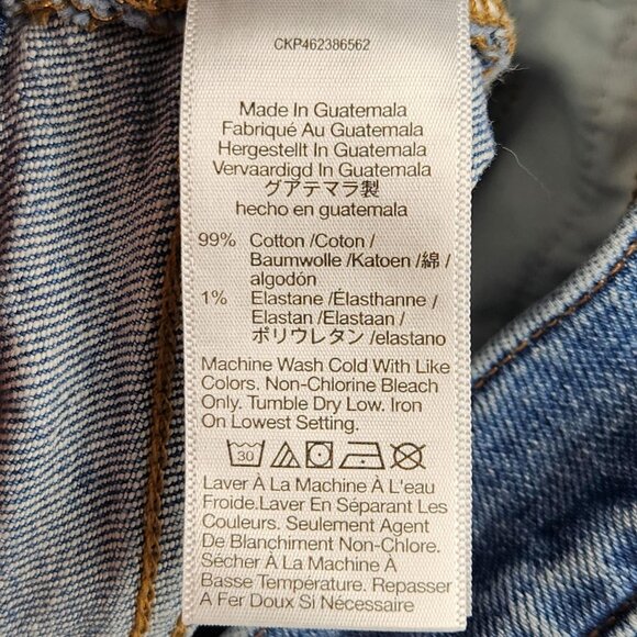 Madewell Jeans Womens 27  Petite Blue Perfect Vintage Straight Leg Mid Rise - Picture 12 of 12